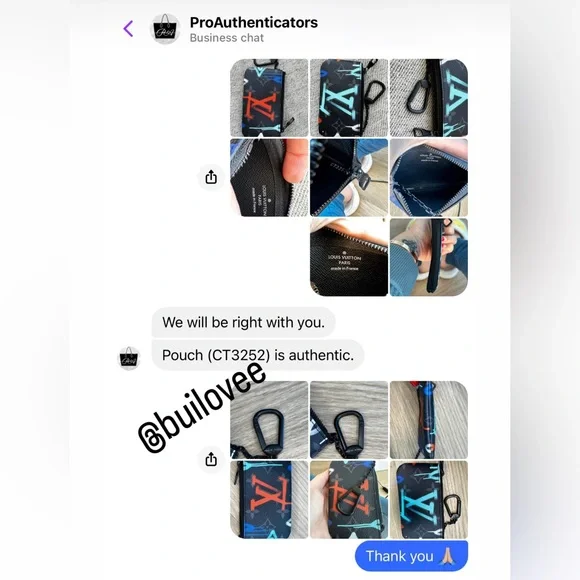 ❌SOLD❌💙❤️Louis Vuitton Monogram Eclipse LV Graffiti Key Pouch Multicolor🖤❤️ - Picture 9 of 9